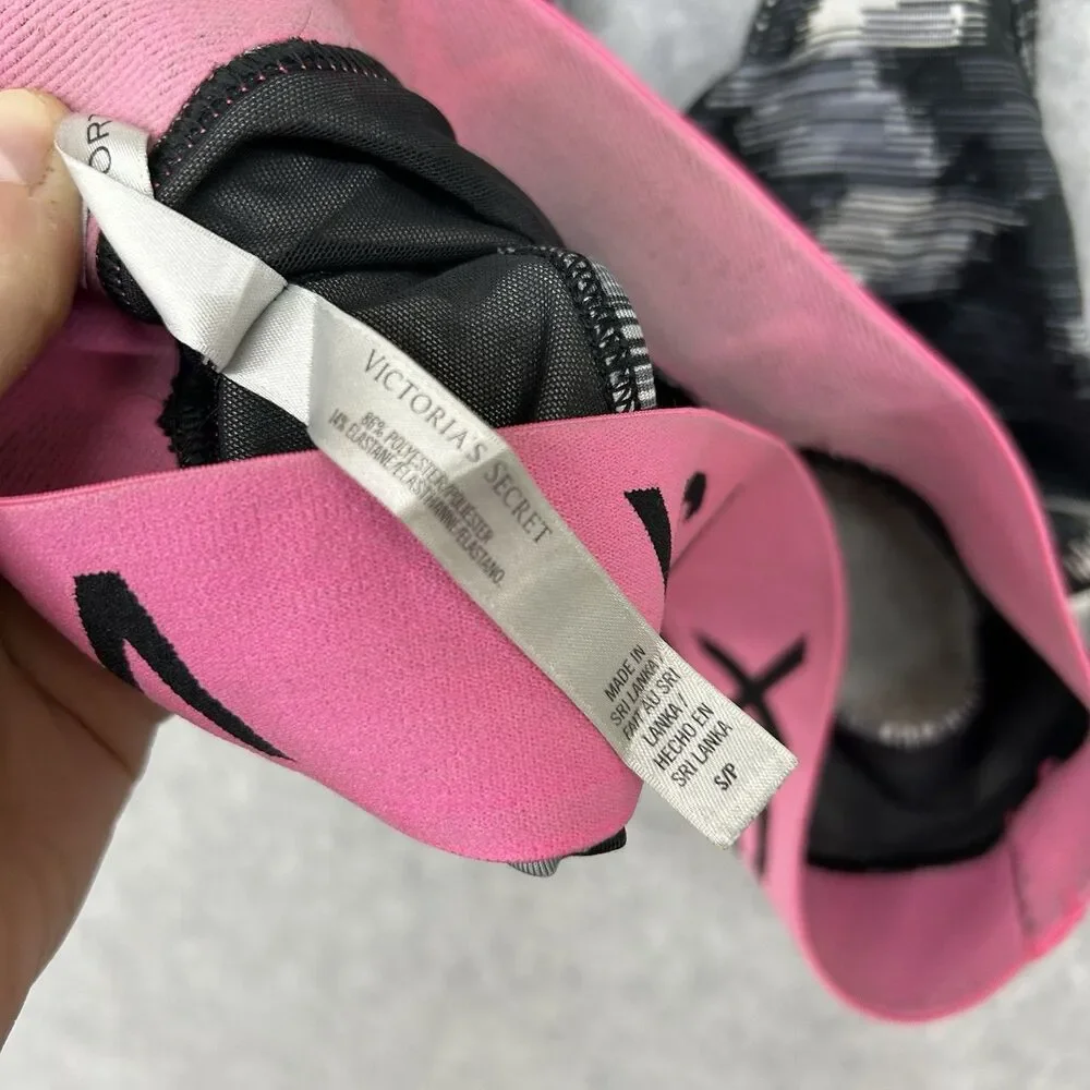 Victorias Secret VSX Sport Bra Small Black Compression
